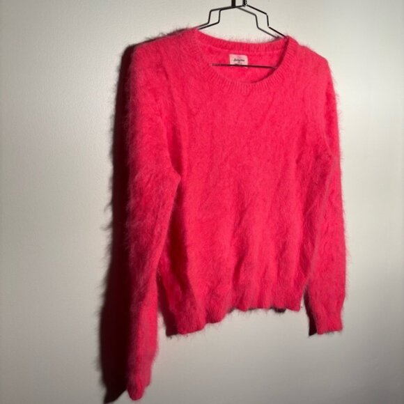 Bellerose Bright Coral Angora Blend Sweater - Picture 2 of 8
